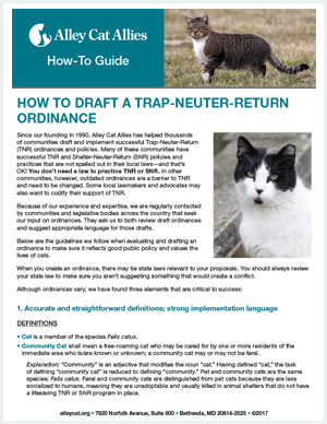 Trapping Guidelines and Best Practices - Cats in Action